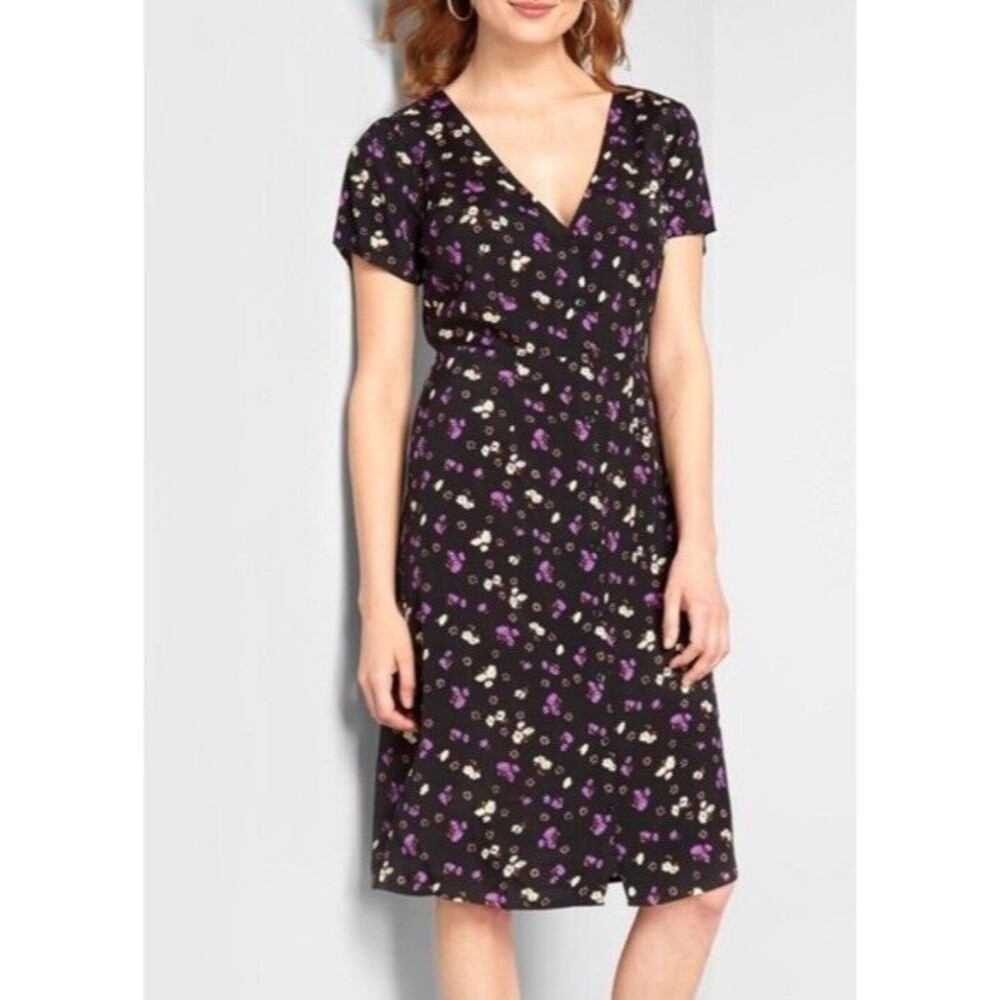 Modcloth Destined to Delight A-Line dress size 8 womens thin lightweight flaws - Picture 2 of 13